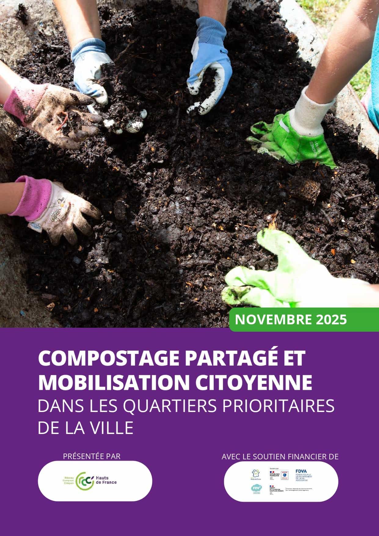 Couverture - Compostage partagé et mobilisation citoyenne dans les quartiers prioritaires de la ville
